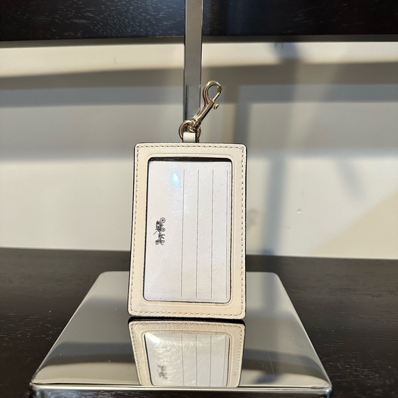 Coach White and Pink Cherry Card Holder NWOT - Picture 5 of 6